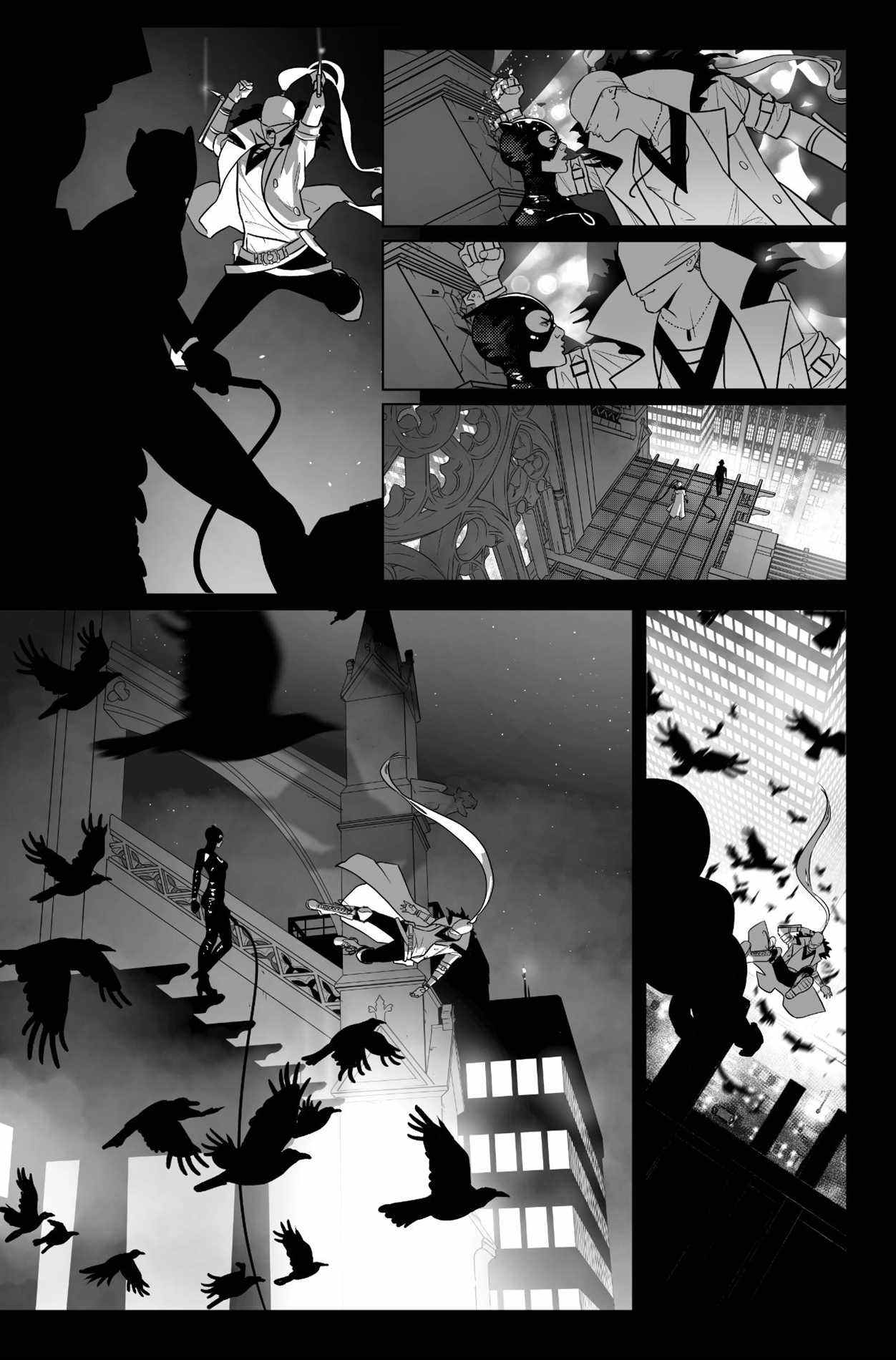 Catwoman #39 page inachevée