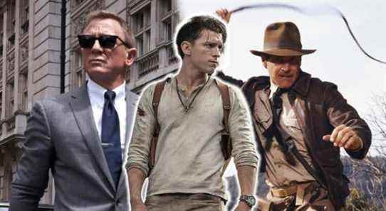 De nouvelles photos inédites montrent Tom Holland canalisant James Bond et Indiana Jones