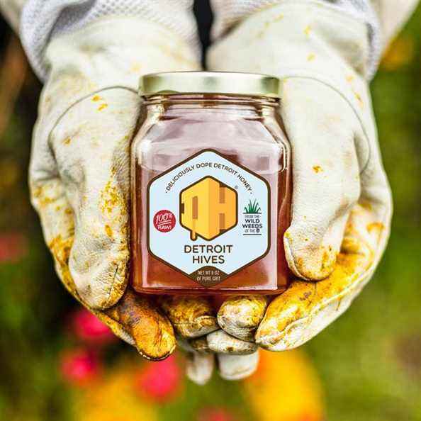 Detroit Hives Delicious Dope Miel de fleurs sauvages