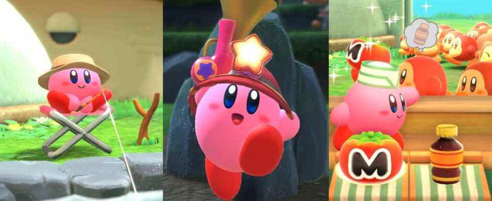 Kirby et les sous-jeux de Forgotten Land pourraient faire partie de l'aventure principale