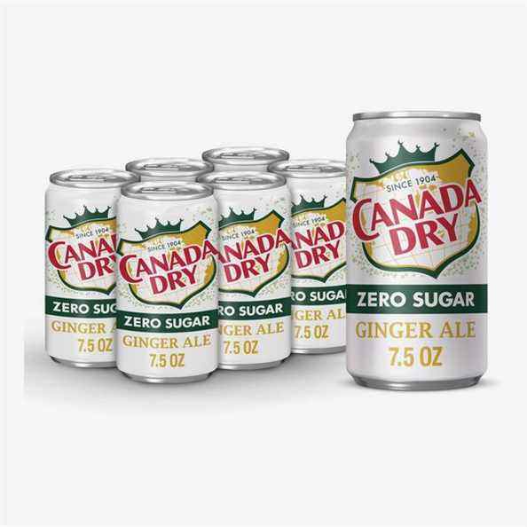 Canada Dry Soda sans sucre au gingembre