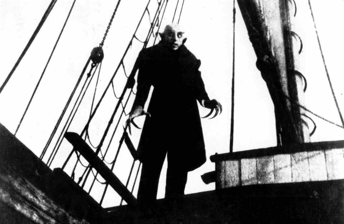 Max Schreck comme Nosferatu dans Nosferatu (1922)