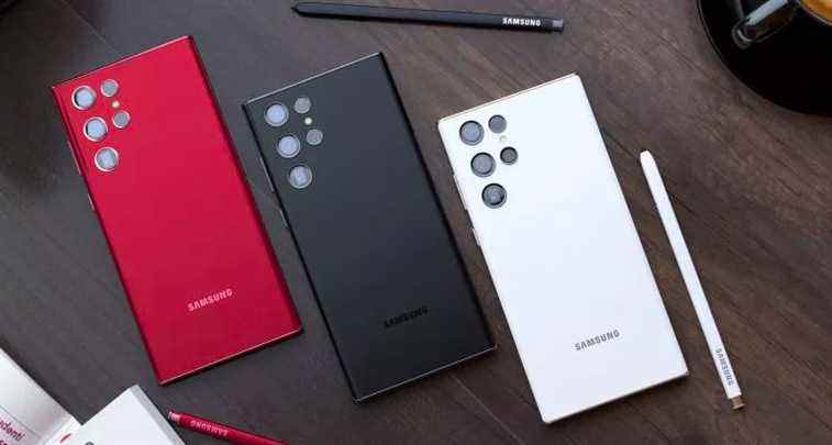 Samsung Galaxy S22 Ultra restitue les couleurs avec S Pen