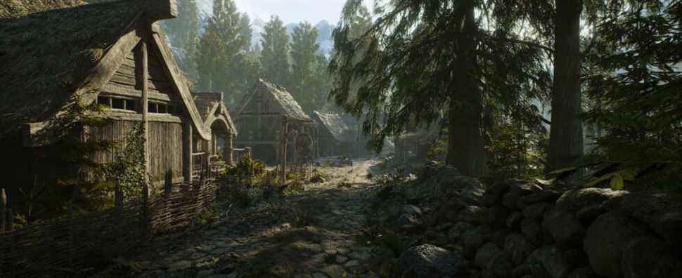 Le village Riverwood de Skyrim recréé dans Unreal Engine 5