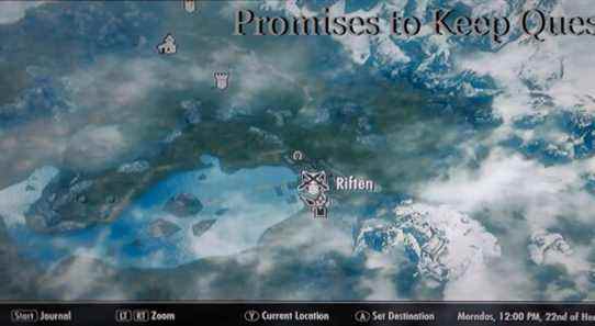 Skyrim : Guide complet des promesses à tenir Quête