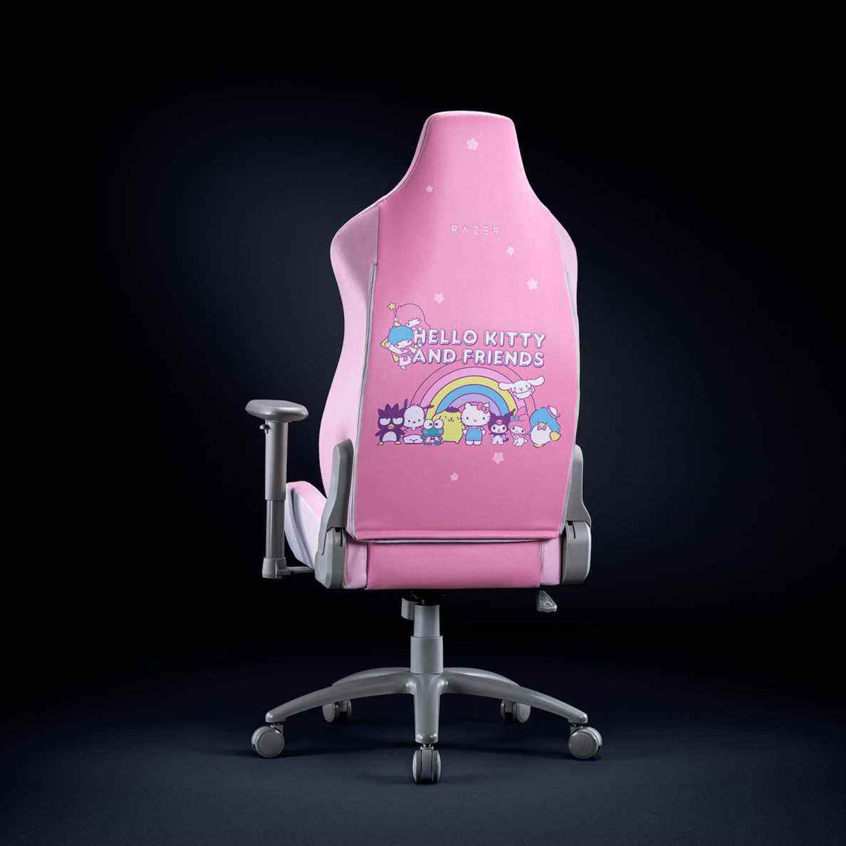 Photo arrière du fauteuil de jeu Hello Kitty Razer Iskur X