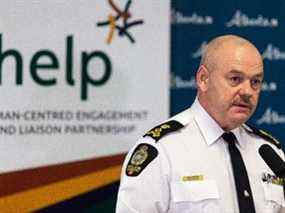 Dale McFee, chef du Service de police d'Edmonton.