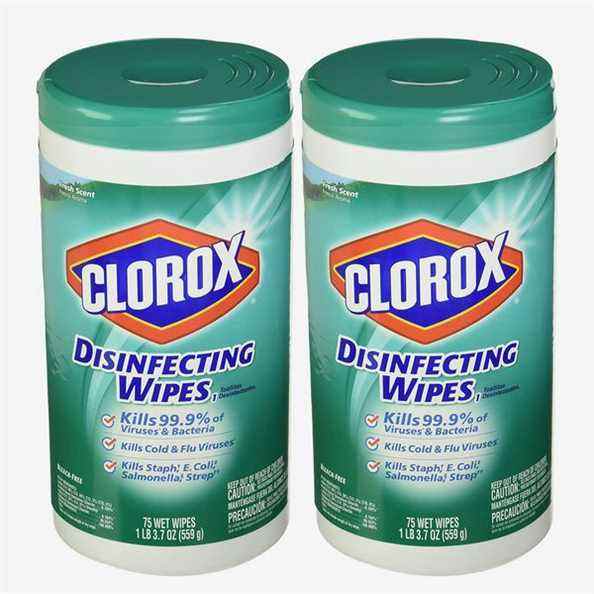 Lingettes désinfectantes Clorox 