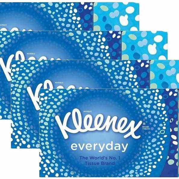 Kleenex Everyday Pocket Packs Mouchoirs pour le visage (32 paquets de 9 mouchoirs)