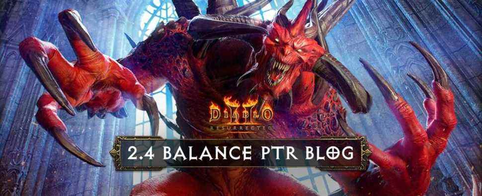 Diablo 2 : la mise à jour ressuscitée du PTR se concentre sur l'équilibre des classes
