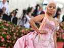 Dans cette photo d'archive, la rappeuse américaine Nicki Minaj arrive pour le Met Gala 2019 au Metropolitan Museum of Art le 6 mai 2019 à New York.