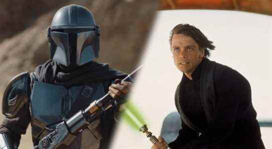 L'art conceptuel mandalorien taquine le duel entre Mando et Luke Skywalker dans la finale de la saison 2