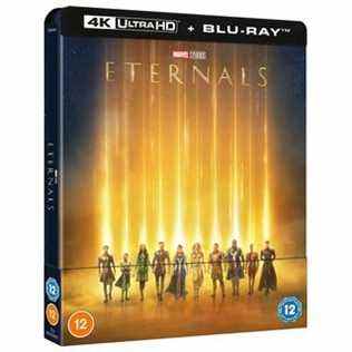 Steelbook 4K Ultra HD Exclusif Zavvi de Marvel Studio's Eternals (inclut le Blu-ray)