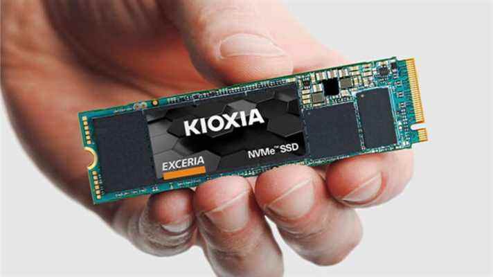 Le prototype de SSD de Kioxia est censé atteindre 14 000 Mo/s en vitesse de lecture.