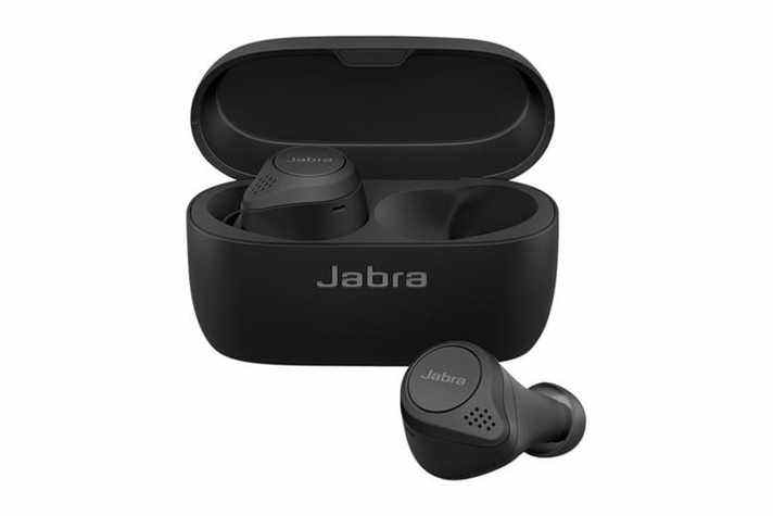 Jabra - Écouteurs intra-auriculaires Elite 75t True Wireless à réduction de bruit active - Noir