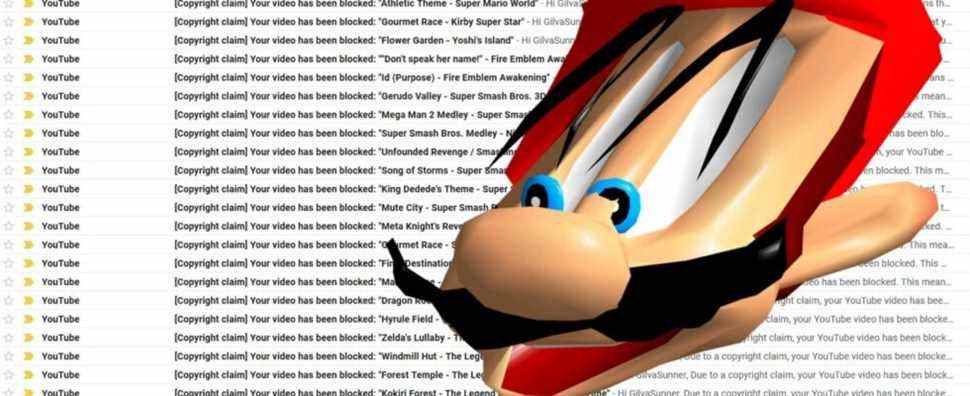 Le créateur YouTube a reçu plus de 1 300 réclamations pour droits d'auteur de la part de Nintendo