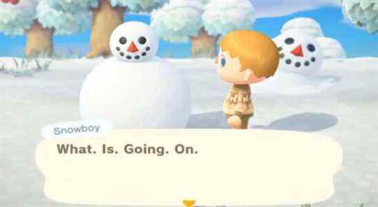 Amazing Animal Crossing: l'animation de New Horizons se concentre sur un méchant Snowboy