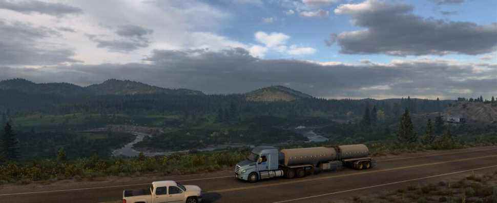 American Truck Simulator : la deuxième remorque du Wyoming est une conduite apaisante