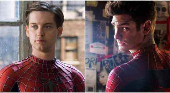 Andrew Garfield et Tobey Maguire se sont faufilés dans la première de Spider-Man : No Way Home