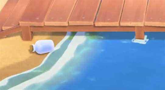 Animal Crossing: New Horizons Player crée une vraie bouteille de bricolage