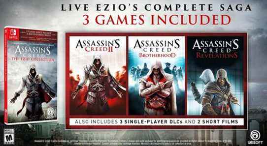 Assassin's Creed : The Ezio Collection arrive sur Switch le 17 février