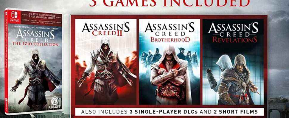 Assassin's Creed : The Ezio Collection arrive sur Switch le 17 février