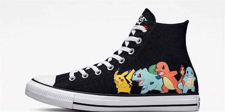 Converse et Pokémon font équipe pour Pikachu, Jigglypuff, Meowth Shoes et plus