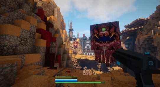 Déchirer et déchirer les démons en cubes avec ce mod Doom pour Minecraft