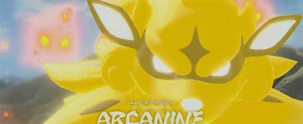 Guide Pokémon Legends Arceus: Combat contre le boss Arcanine Noble