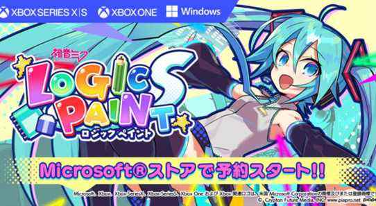 Hatsune Miku Logic Paint S arrive sur Xbox Series, Xbox One et PC le 19 janvier
