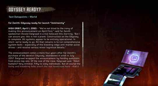 Horizon Zero Dawn : La Triste Histoire de l'Odyssée