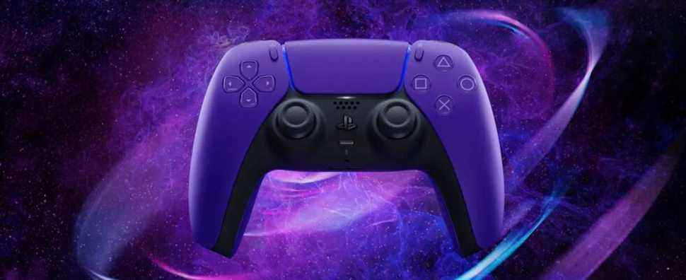 Galactic Purple DualSense controller for PS5