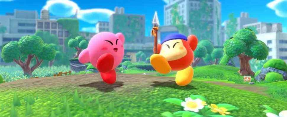 Kirby et la bande-annonce de la terre oubliée montre de nouvelles capacités et un jeu en coopération