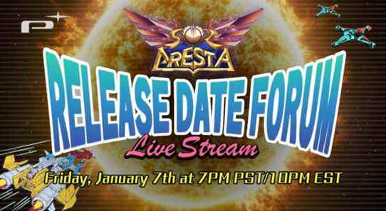 La diffusion en direct du forum sur la date de sortie de Sol Cresta est fixée au 7 janvier
