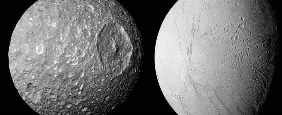 La lune « étoile de la mort » de Saturne pourrait avoir un océan caché, selon de nouvelles recherches