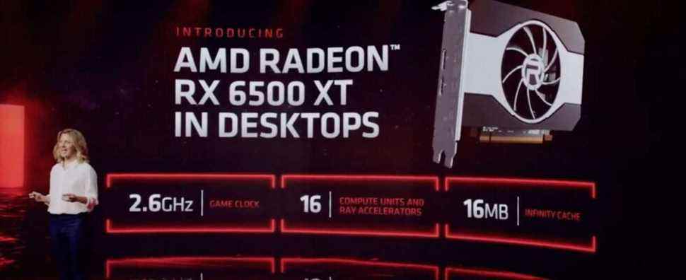 Le RX 6500 XT à 199 $ semble pire sur le papier que le GPU à 199 $ d'AMD d'il y a six ans