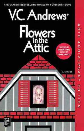 couverture de l'édition du 40e anniversaire de Flowers in the Attic par VC Andrews
