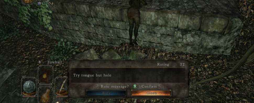 Les messages de Dark Souls sont la meilleure communication dans les jeux