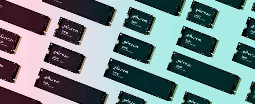 Les nouveaux SSD NVMe M.2 de Micron peuvent contenir 2 To dans un facteur de forme 2230