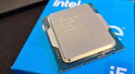 L'excellent Core i5 12600K d'Intel est déjà 25 $ moins cher qu'au lancement