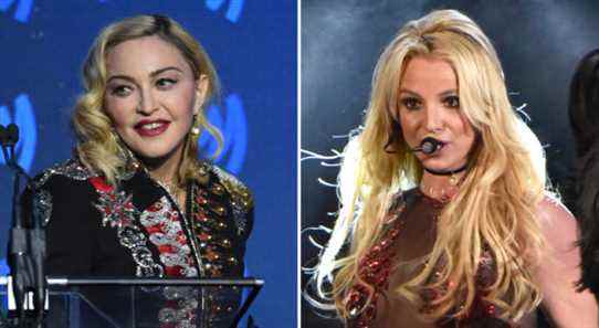 Madonna taquine la tournée du stade avec Britney Spears : "On pourrait rejouer le baiser !"  Les plus populaires doivent être lus Inscrivez-vous aux bulletins d'information sur les variétés Plus de nos marques