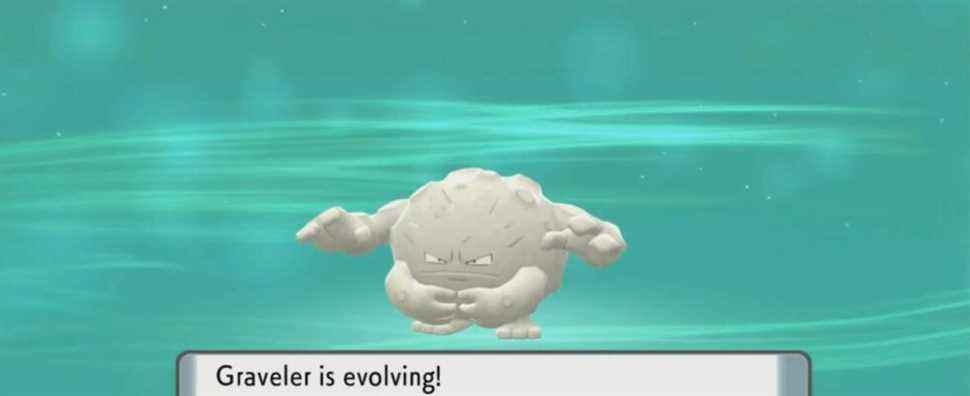 Pokemon Brilliant Diamond & Shining Pearl: Comment faire évoluer Graveler en Golem