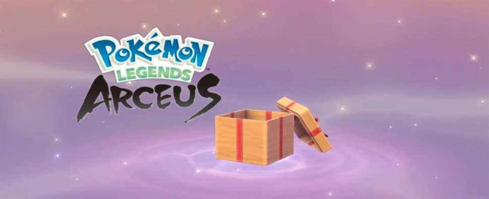 Pokemon Legends: Arceus - Comment débloquer un cadeau mystère