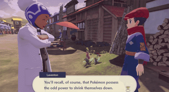 Pokemon Legends: Arceus a des fans qui se demandent si Pokemon peut rétrécir ou non
