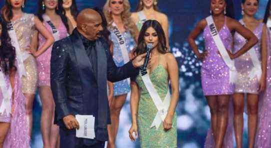 Pourquoi Steve Harvey a-t-il demandé à Miss India de miauler ?  L'ancienne Miss Univers s'exprime après un contrecoup