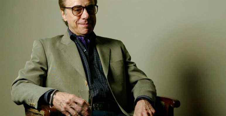 FILE - Director Peter Bogdanovich poses for a photo Feb. 17, 2005, at the Regent Beverly Hills in Beverly Hills, Calif. Bogdanovich, the Oscar-nominated director of "The Last Picture Show," and "Paper Moon," died Thursday, Jan. 6, 2022 at his home in Los Angeles. He was 82. (AP Photo/Damian Dovarganes, File)