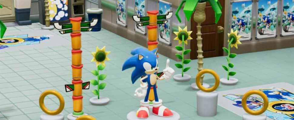 Sonic est maintenant à l'hôpital Two Point, mais malheureusement, il n'y a pas de remède