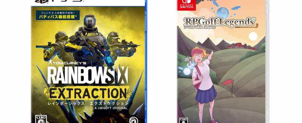 Sorties de jeux japonais de cette semaine : Tom Clancy's Rainbow Six Extraction, RPGolf Legends, etc.