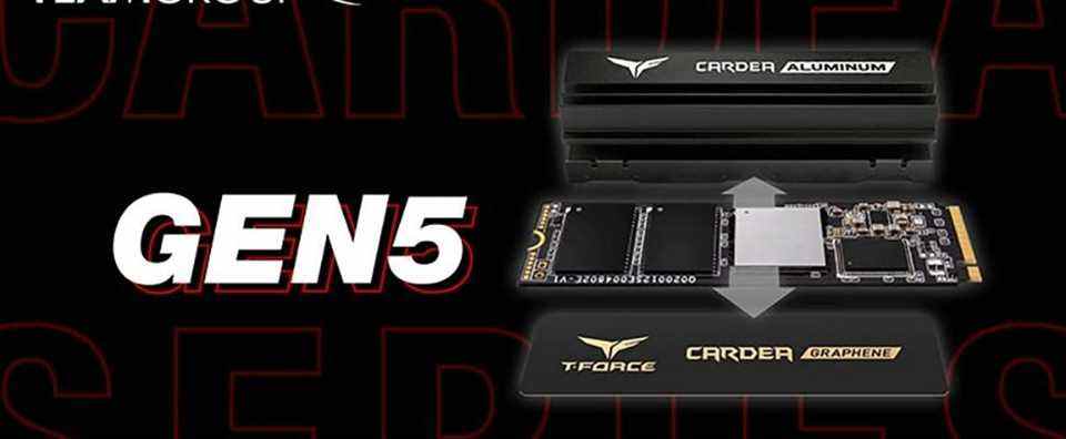 TeamGroup dévoile le premier SSD PCIe 5.0 extrêmement rapide prêt pour nos PC de jeu