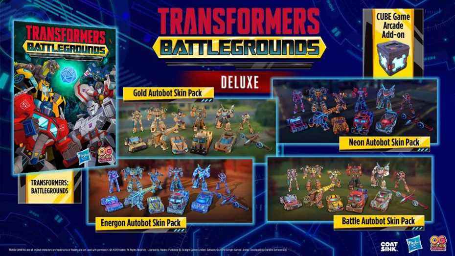 Transformers : Battlegrounds Complete Edition est lancé avec le jeu complet et le contenu téléchargeable